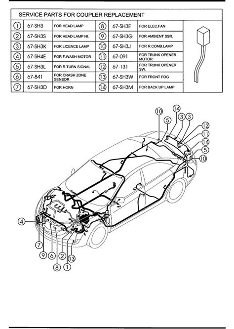 Fuse box in the engine compartment. Mazda Mazda 6 Fuse (125a) - GS1E67099 | Jim Ellis Mazda Parts, Atlanta GA