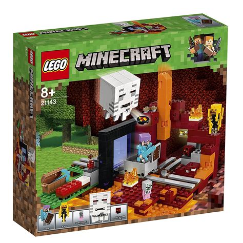 Lego 21143 Minecraft The Nether Portal Uk Toys And Games Lego