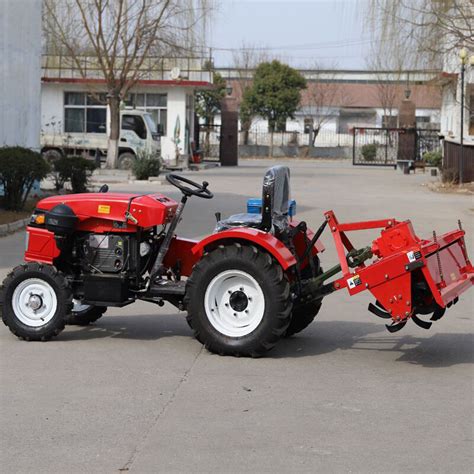 25hp Used Agriculture Machinery Small Farm Tractor With Rotary Tiller