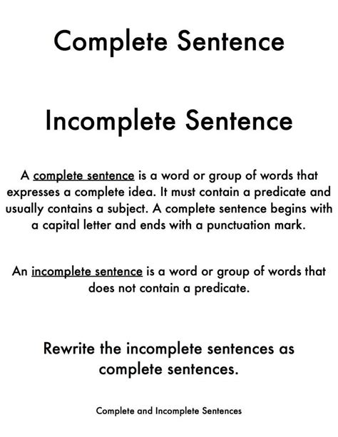 Completeincomplete Sentences Magnolia Montessori Material Etsy