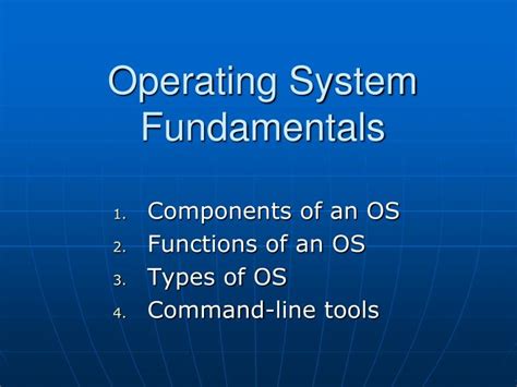 Presentation On What Is An Operating System Powerpoint Slides Riset