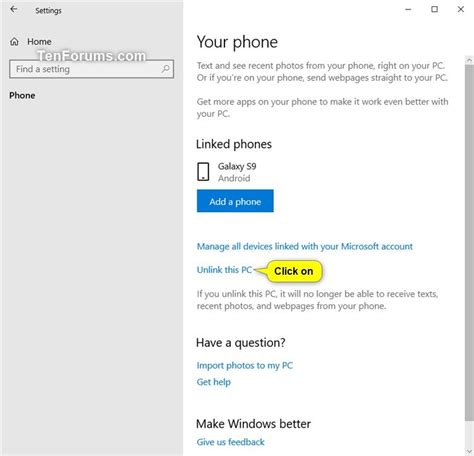 Further, iphone users can manage local network access. Unlink iPhone or Android Phone from Windows 10 PC | Tutorials