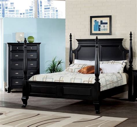 Comfortability and support are major concerns of a sleeper when twin bed has a dimension of 38 x 75. Canterbury Black Finish Queen Size Poster Bed Frame Master ...