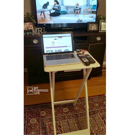 I lined up all of the boards and marked all opinions and ideas are 100% my own. Make Your Own Standing Laptop Table for $20 - My ...