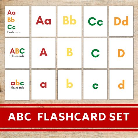 Alphabet Flashcards Uppercase Lowercase Punctuation The Happy