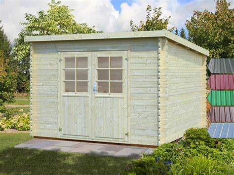 Holz Blech Gartenhaus Jever 3