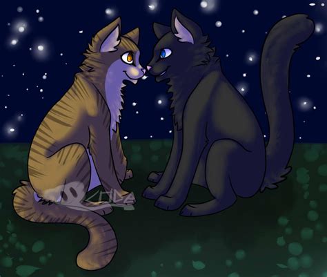Leafpool X Crowfeather Warrior Cats By Codeartistic On Deviantart
