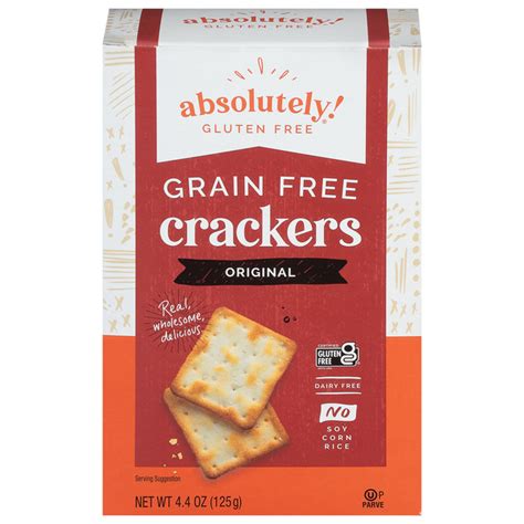 Save On Absolutely Gluten Free Crackers Original Grain Free Order