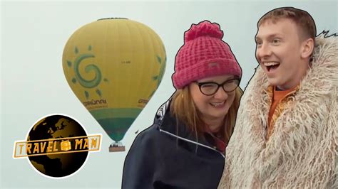 Hot Air Ballooning With Joe Lycett And Sarah Millican In Vilnius Travel Man Youtube