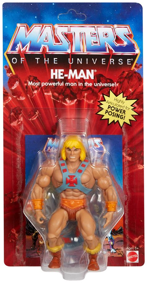 Mattel Is Bringing Back The Original Vintage He Man Figures Now Packed