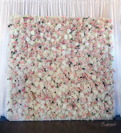 Blush Flower Wall Backdrop For Rental Etsy Flower Wall Wedding
