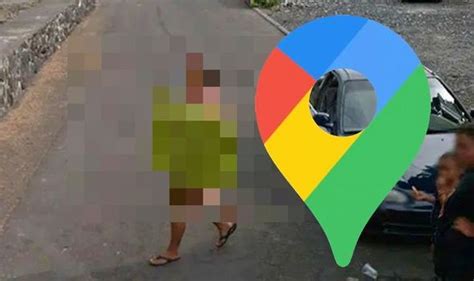 Google Maps Street View Nude Woman Spotted Attempting To Hide Her