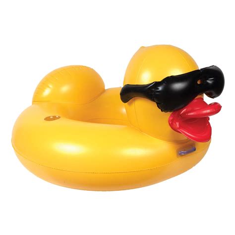 Game 51301 Large Derby Duck Inflatable Balloon Animal Pool Float Easy
