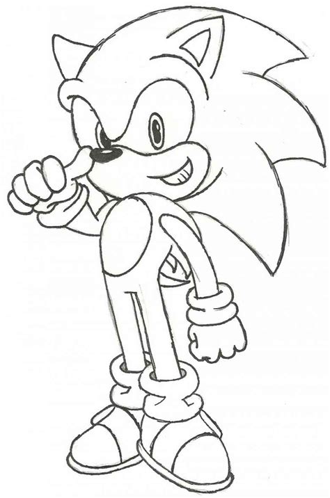 97 Dessins De Coloriage Sonic à Imprimer Sur Page 10