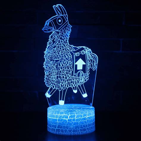 Fortnite Llama 3d Visuelle Lampe Led Schalfzimmer Lampen Night Light