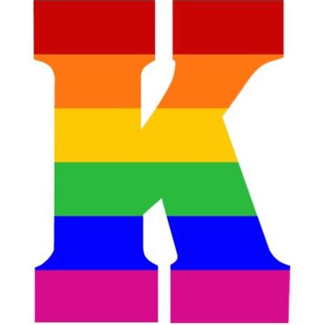 Letter K Rainbow Letter K Photo Cutout Abc Letters Letter N Printable Letters Letters And