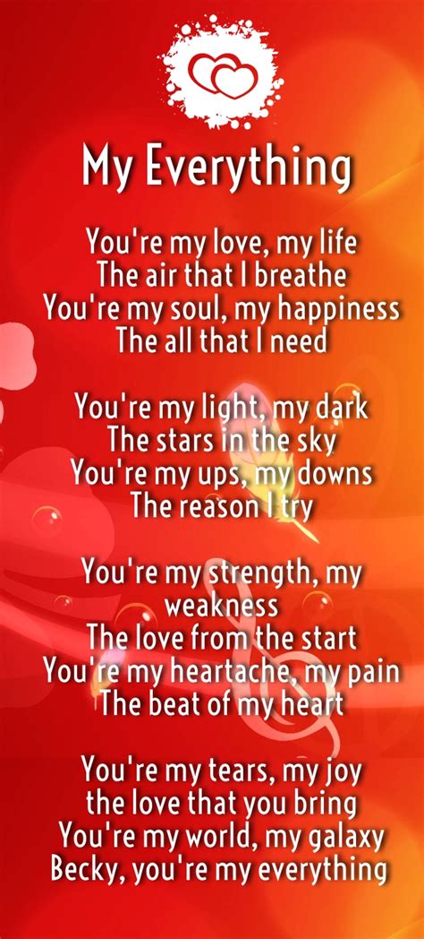 Shower her with affection and admiration with these beautiful i love you quotes for her that will shoot straight for your woman's heart. Anonymous love Poems