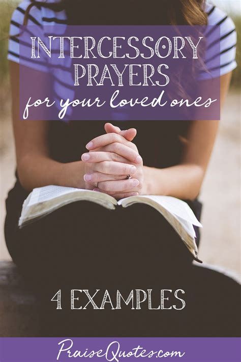 Intercessory Prayer For Loved Ones With 4 Examples Prayers Prayer