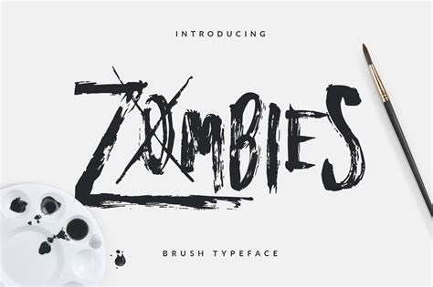 Zombies Free Font On Behance