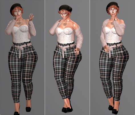 Second Life Marketplace Redhead Pose Pack Girl Standing