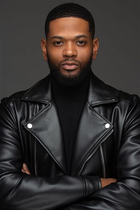 Agency Headshot Of Black Male Actor In Chicago Il Photographed By