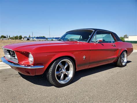 1968 Ford Mustang Gt Tribute Royal Maroon C Code 289 V8 Automatic Disc