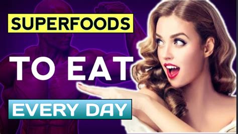 Healthy Foods You Should Eat Everyday Youtube