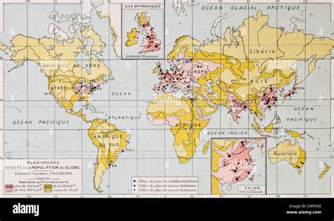 Human Population World Population Density Map