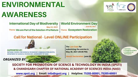 Environmental Awareness Call For National Level Online Participation