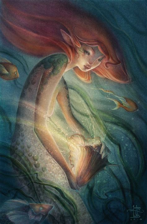 Aquarius Mermaid Illustration Mermaid Illustration Mermaid Art