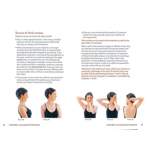 Mckenzie Treat Your Own Neck Exercises Exercise Poster