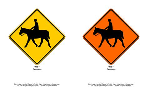 Manual Of Traffic Signs W11 Series Signs