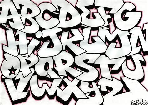 Graffiti Alphabet Clipart Best