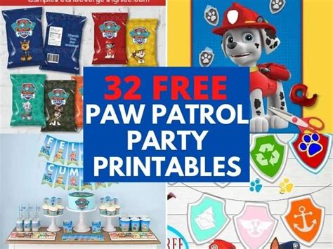 Free Paw Patrol Party Printables
