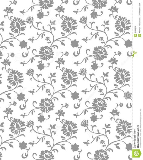 Free Download Gray On White Floral Print Fabric Texture Free High