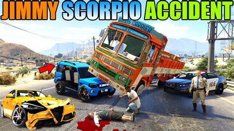 Jimmy Scorpio Accident Gta 5 😮 Youtube