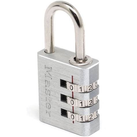 Master Lock Aluminium Combination Padlock - 30mm | Homebase