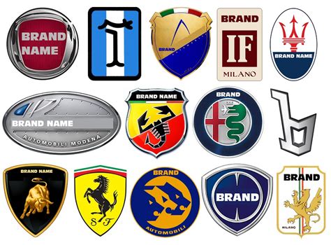 Italian Car Logos Picture Click Quiz By Alvir28