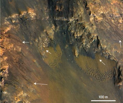 Those Dark Streaks On Mars May Be From Flowing Water Nbc News