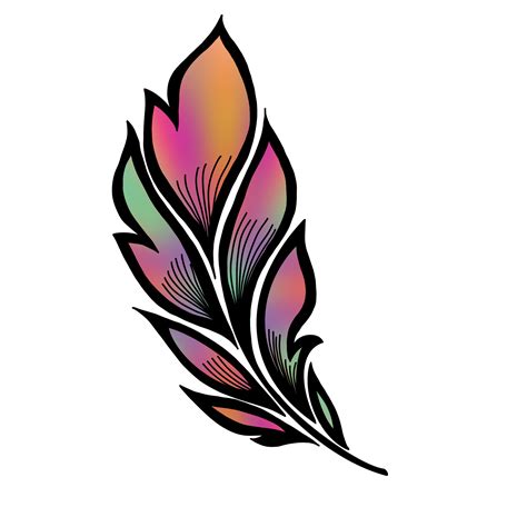 The Colorful Feather 12171783 Png