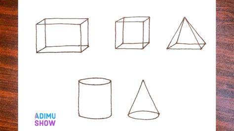 How To Draw 3d Shapes Step By Step Tutorial Youtube