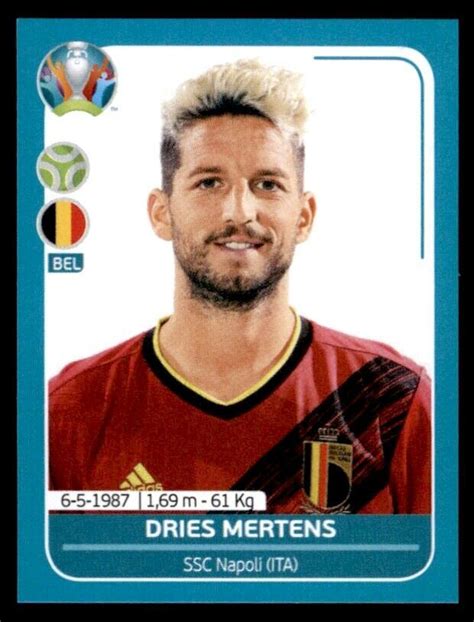 Наклейка panini дорога на евро 2020. Panini UEFA Euro 2020 Preview - Dries Mertens Belgium No. BEL28 in 2020