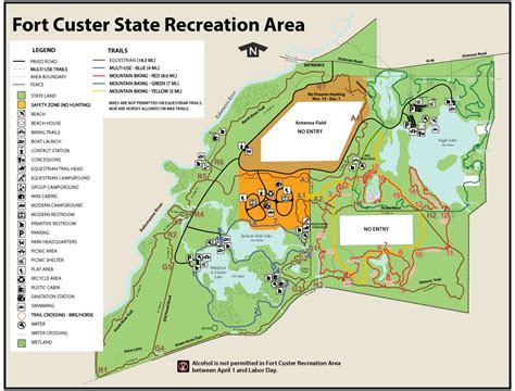 Fort Custer State Recreation Area Shoreline Visitors Guide