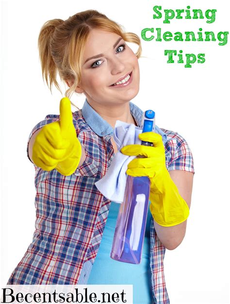 Spring Cleaning Tips Checklist And Homemade Cleaners