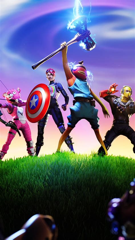 1080x1920 Fortnite X Avengers Iphone 7 6s 6 Plus And Pixel Xl One
