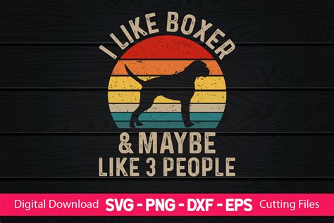 I Like Boxer And Maybe Like 3 People Graphic By Annastudio · Creative Fabrica