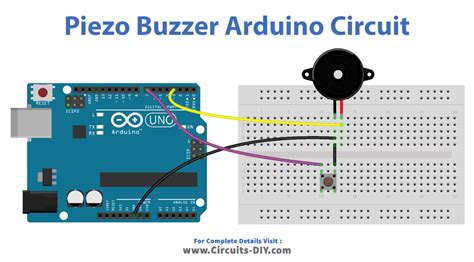 Piezo Buzzer With Button Arduino Tutorial