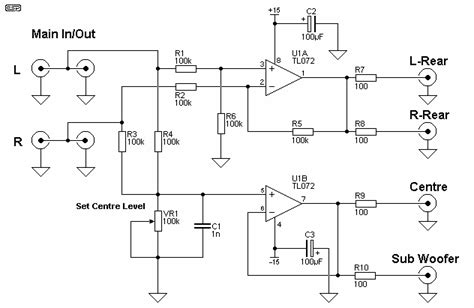 Youre in homewiringdiagram.blogspot.com, youre on page that contains wiring diagrams and wire scheme associated with 5 1 surround sound circuit mini ups system circuit diagram. Simple Surround Sound Decoder under Repository-circuits -26750- : Next.gr