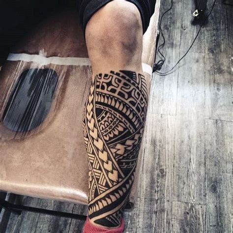 60 Epic Tribal Leg Tattoos For Men 2023 Inspiration Guide