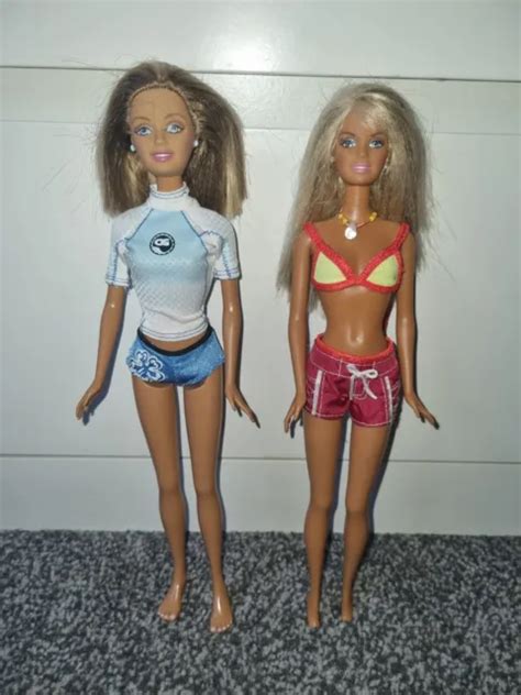 BARBIE CALI GIRL Doll Blond Barbie S Bundle Vintage Beach Surf Dolls PicClick